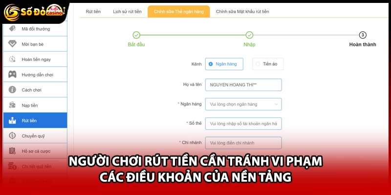 Rút Tiền Sodo66 - Hướng Dẫn Chi Tiết 3 Bước An Toàn 2026 - Minoxe